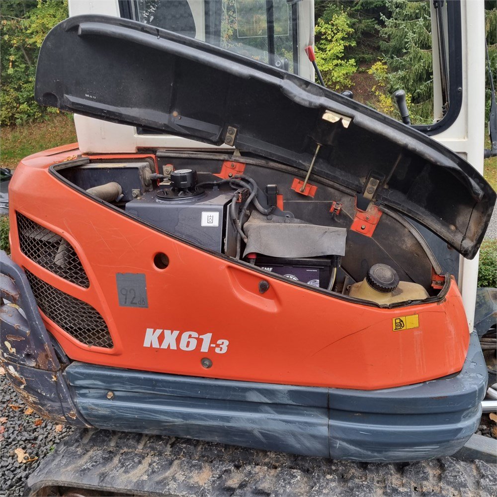 kubota kx61 3 – 2t6 – 3 550 h – 2007