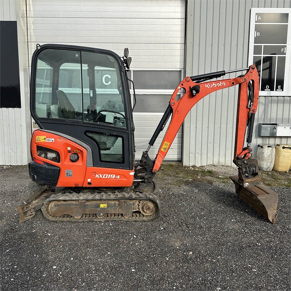 kubota kx019 4 – 1t9 – 2 390 h – 2012