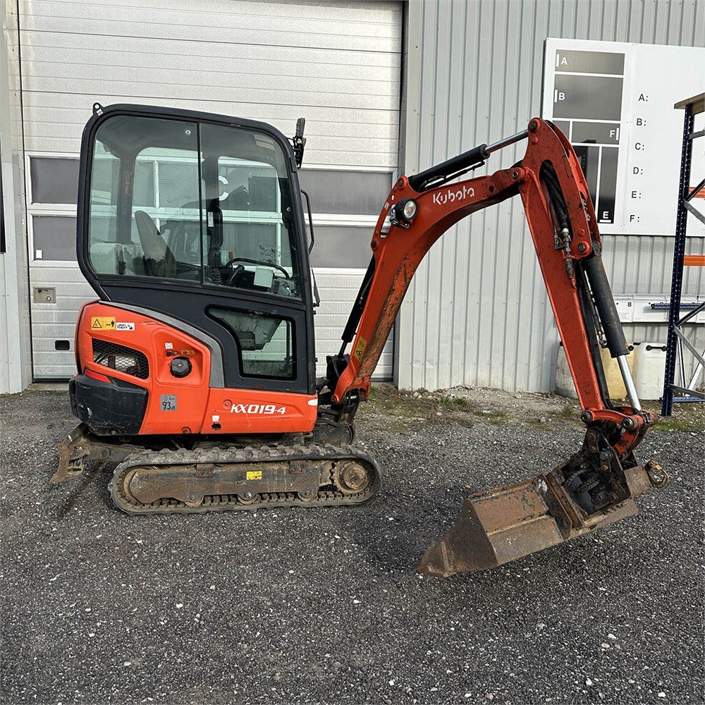kubota kx019 4 – 1t9 – 2 390 h – 2012