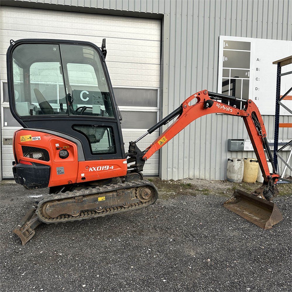 kubota kx019 4 – 1t9 – 2 390 h – 2012