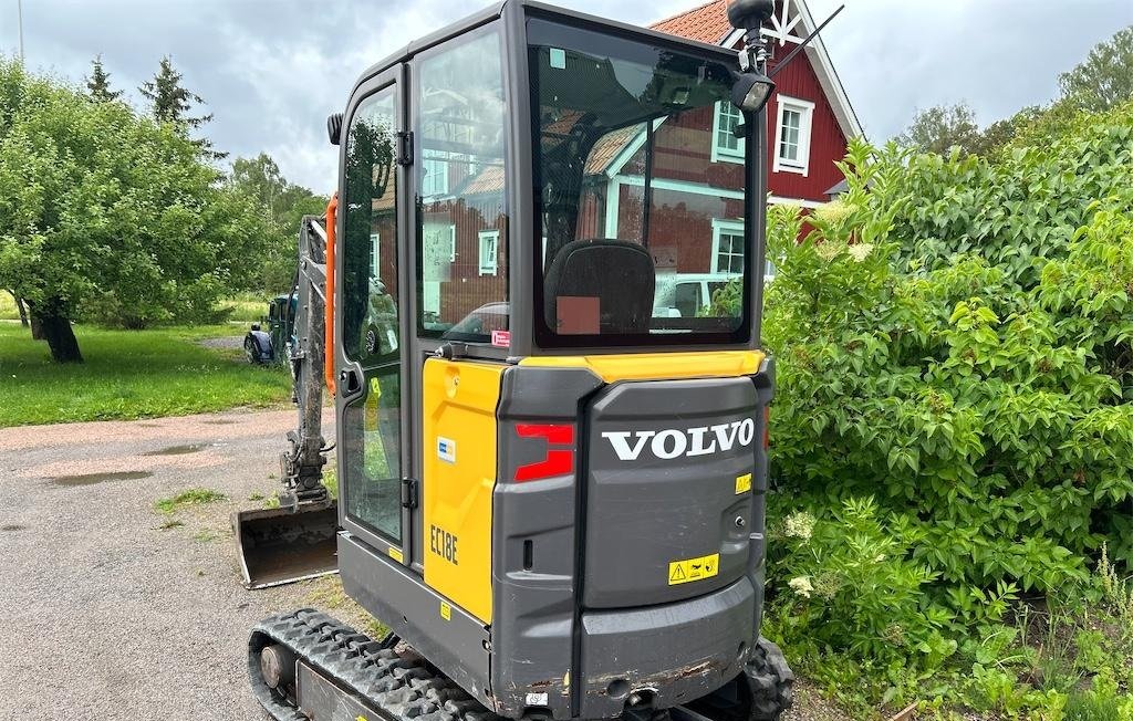 volvo ec18e + remorque brenderup mt3080 – 1t8 – 637 h – 2019