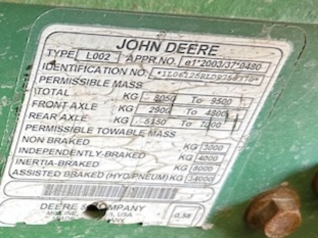 john deere 6125r – 145 ch – 2013 – 5 398 h – chargeur trima +5.1p