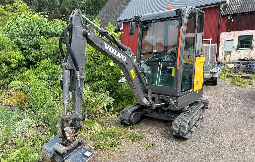 volvo ec18e + remorque brenderup mt3080 – 1t8 – 637 h – 2019