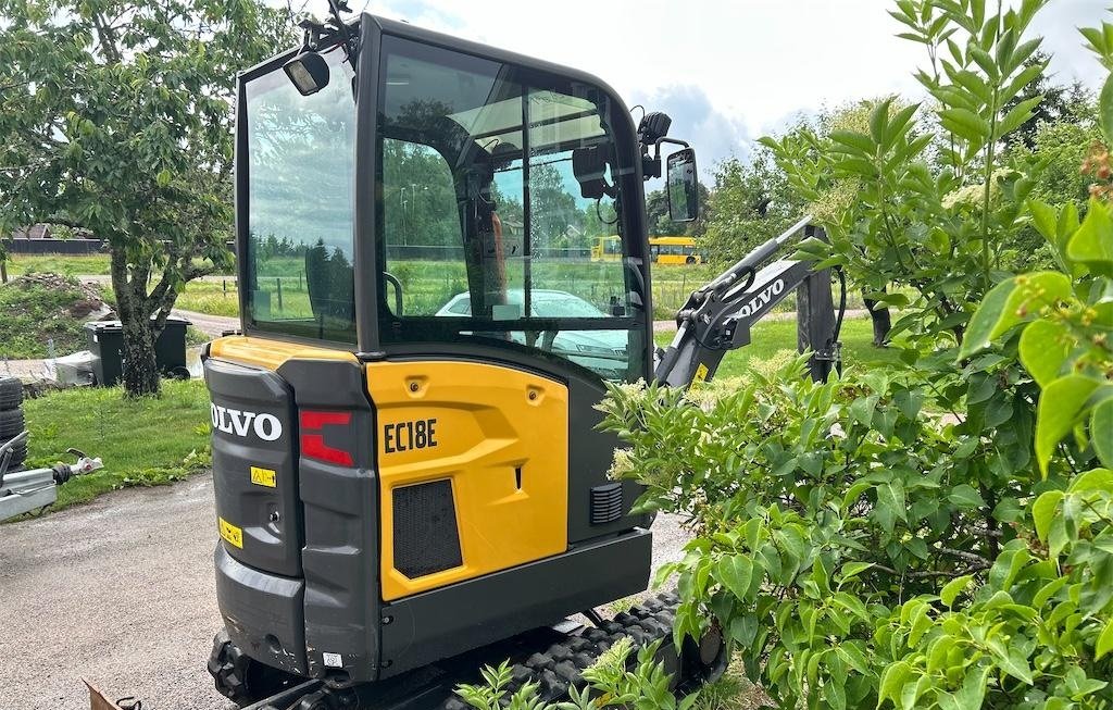 volvo ec18e + remorque brenderup mt3080 – 1t8 – 637 h – 2019