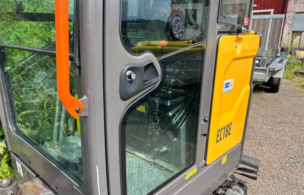 volvo ec18e + remorque brenderup mt3080 – 1t8 – 637 h – 2019