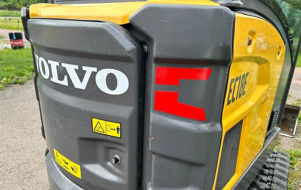 volvo ec18e + remorque brenderup mt3080 – 1t8 – 637 h – 2019